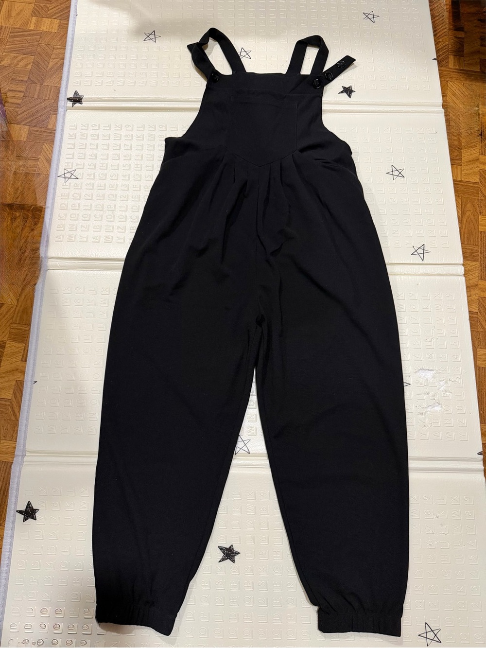 HALARA Black Strappy Harem Jumpsuit